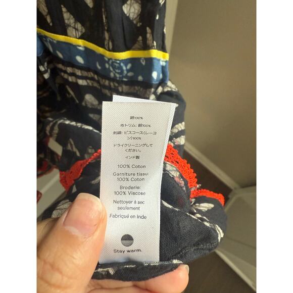 NWT Warm NY RTW Spring 2018 Printed Bohemian Midi Dress Size P/S - Picture 9 of 10